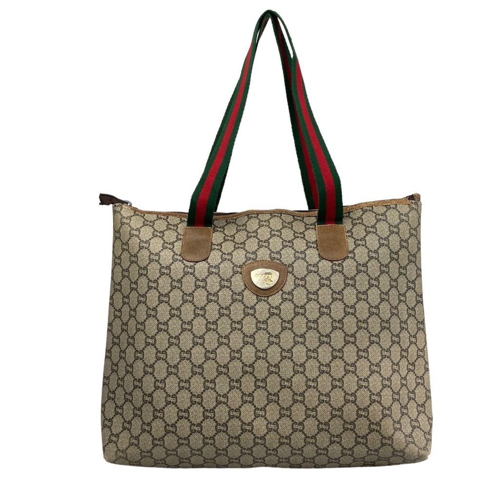 423231j Gucci Tote Bag Plus Brown Pvc
